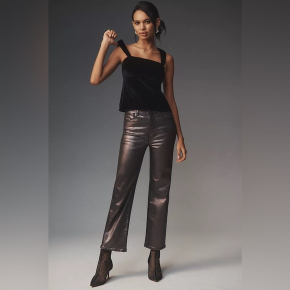 Anthropologie Pilcro Velvet Flyaway Top - Picture 6 of 10